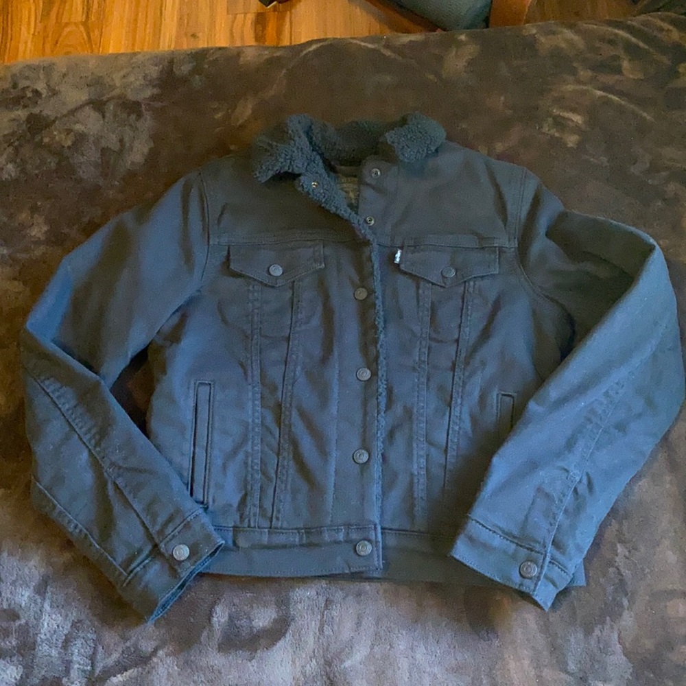 Women’s Levi’s Soft Lined Jean Jacket Black